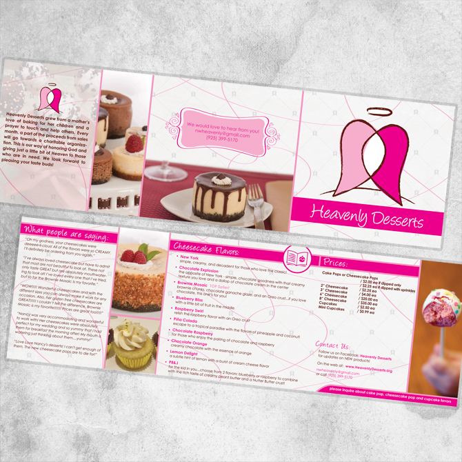 Heavenly Desserts Brochure