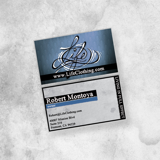 Life Clothing Business Card