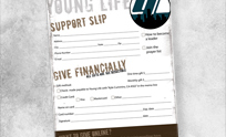 Young Life Support Slip