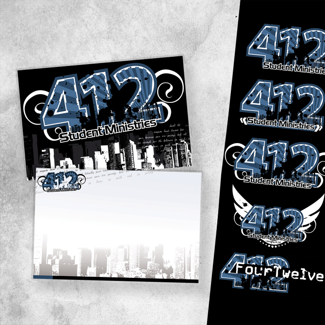 412 Logo & Postcard